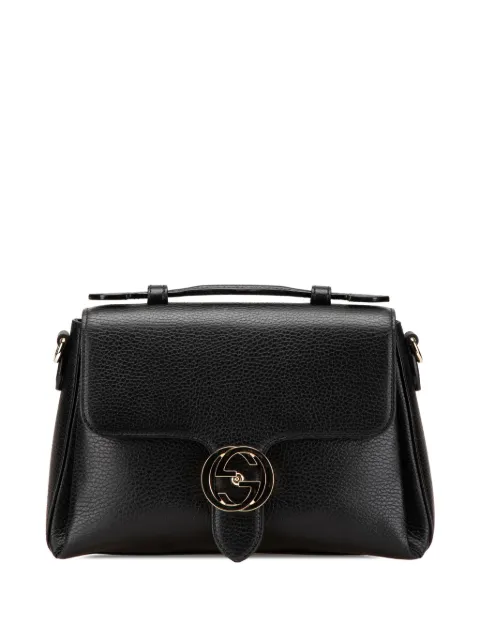 Gucci Pre-Owned 2000-2015 Small Dollar Calf Interlocking G satchel