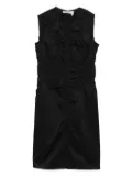 Saint Laurent Pre-Owned 2000s cotton midi dress - Black