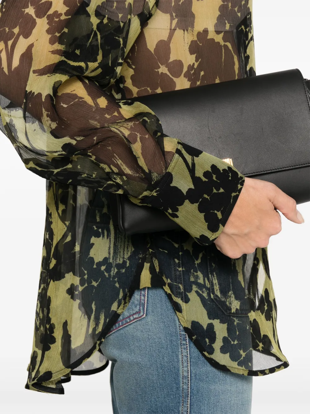 Victoria Beckham Zijden blouse Groen