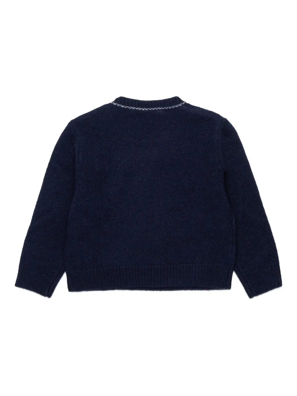 Marni Kids Trui met geborduurd logo Blauw