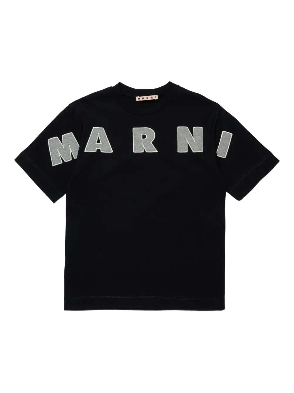 Marni Kids Katoenen T-shirt Zwart