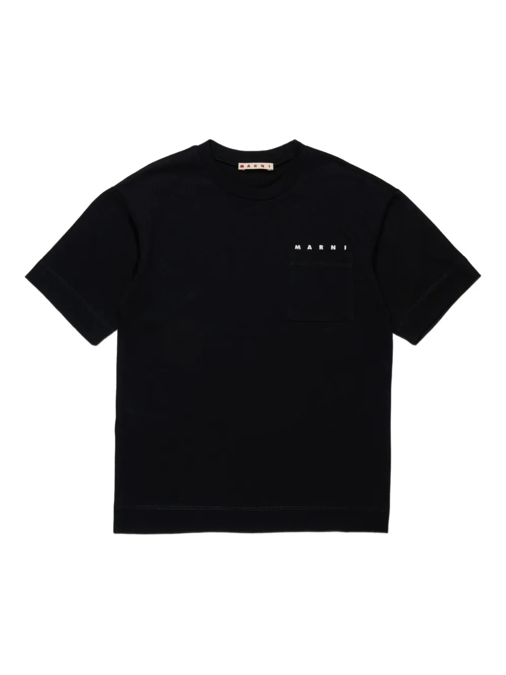 Marni Kids Katoenen T-shirt Zwart