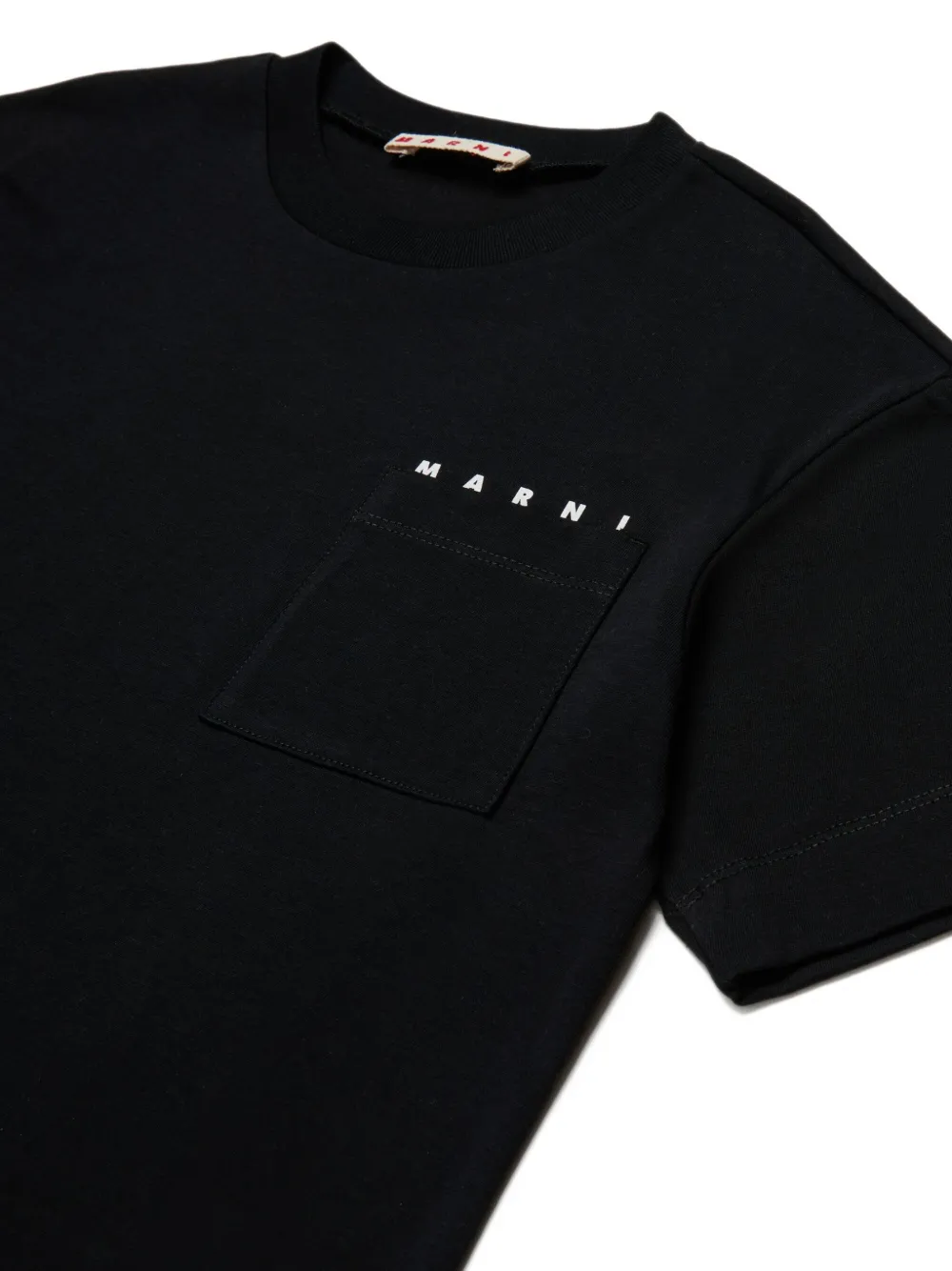 Marni Kids Katoenen T-shirt Zwart