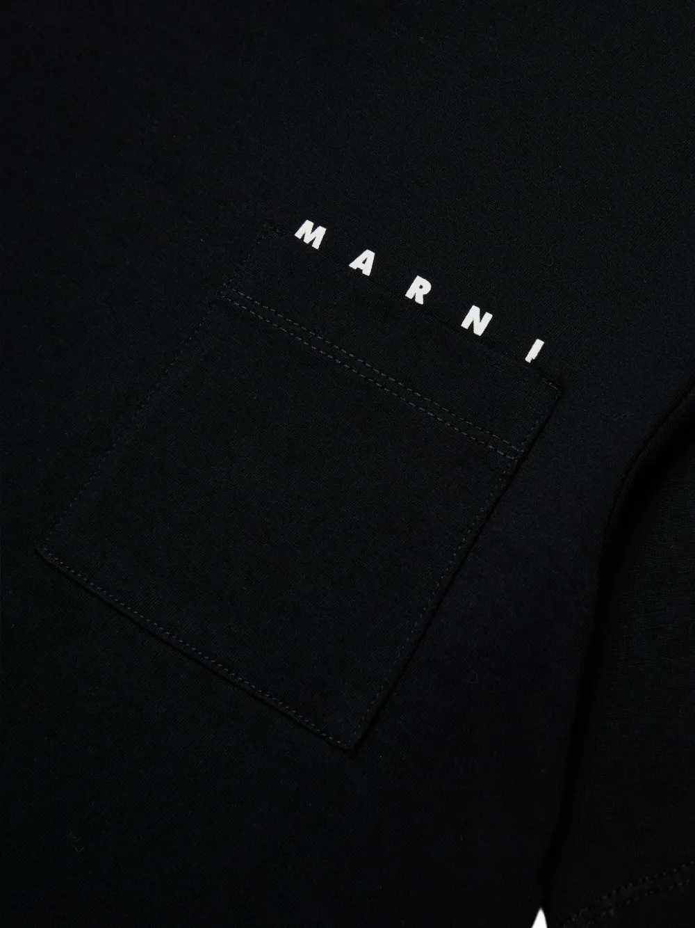 Marni Kids Katoenen T-shirt Zwart