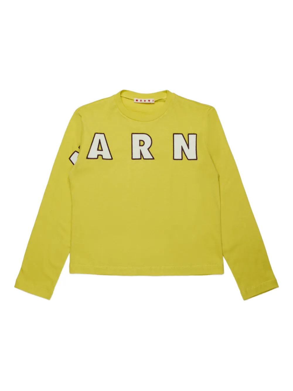 Marni Kids T-shirt met lange mouwen Groen