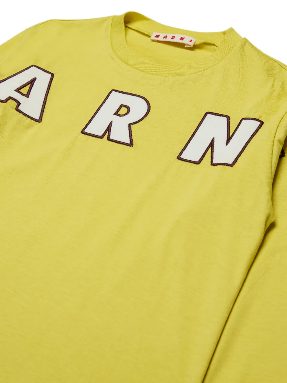 Marni Kids T-shirt met lange mouwen Groen