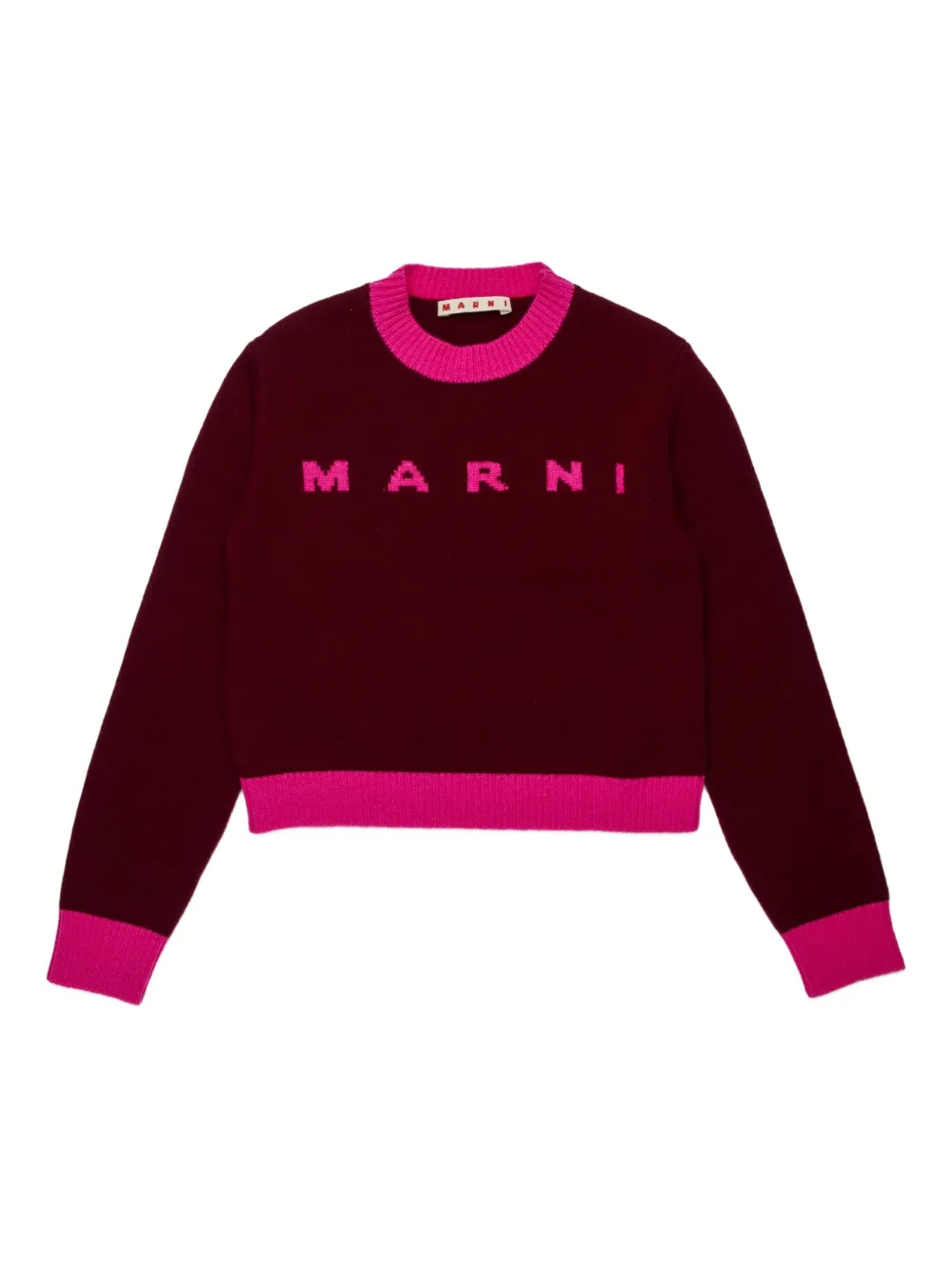 Marni Kids Trui met ronde hals Rood