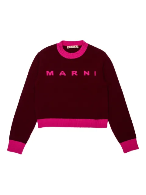 Marni Kids crew-neck sweater