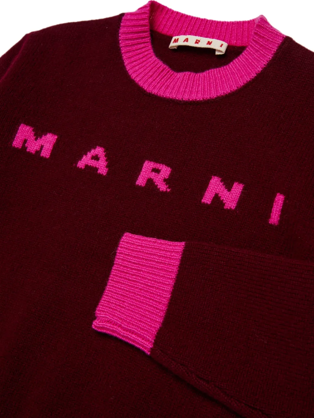 Marni Kids Trui met ronde hals Rood