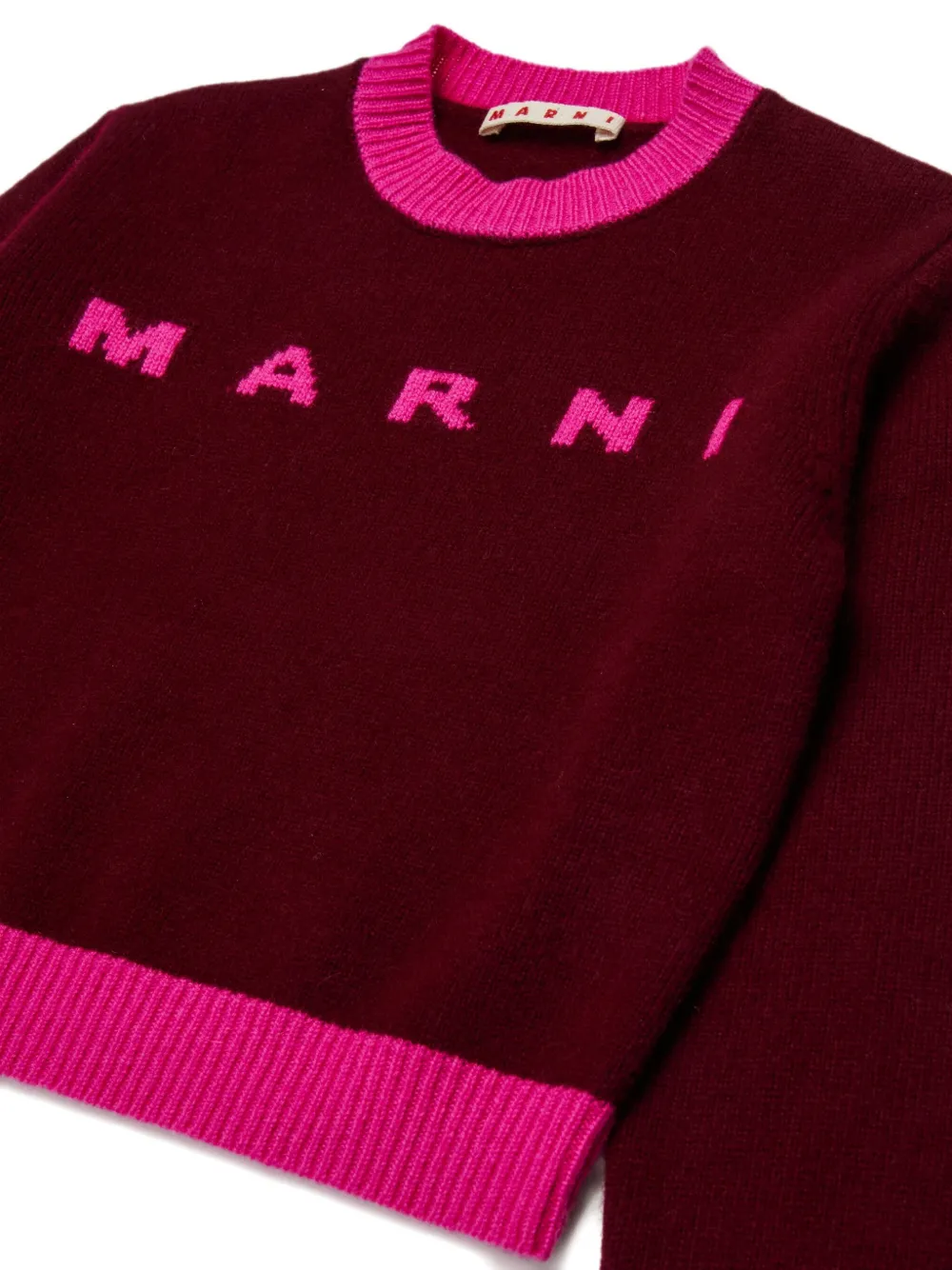 Marni Kids Trui met ronde hals Rood