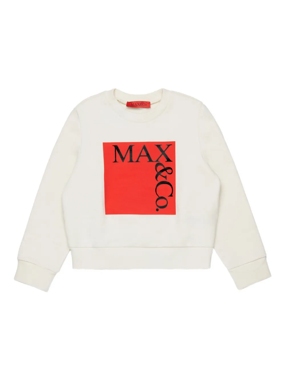 MAX&Co. Kids Sweater van katoen Wit