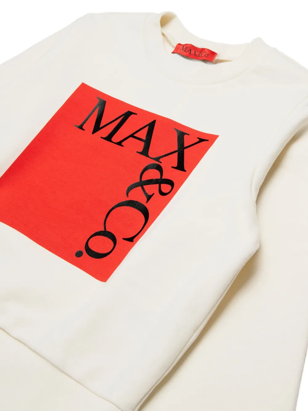 MAX&Co. Kids Sweater van katoen Wit