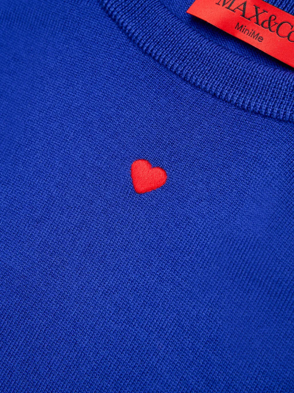 MAX&Co. Kids wool sweatshirt Blauw