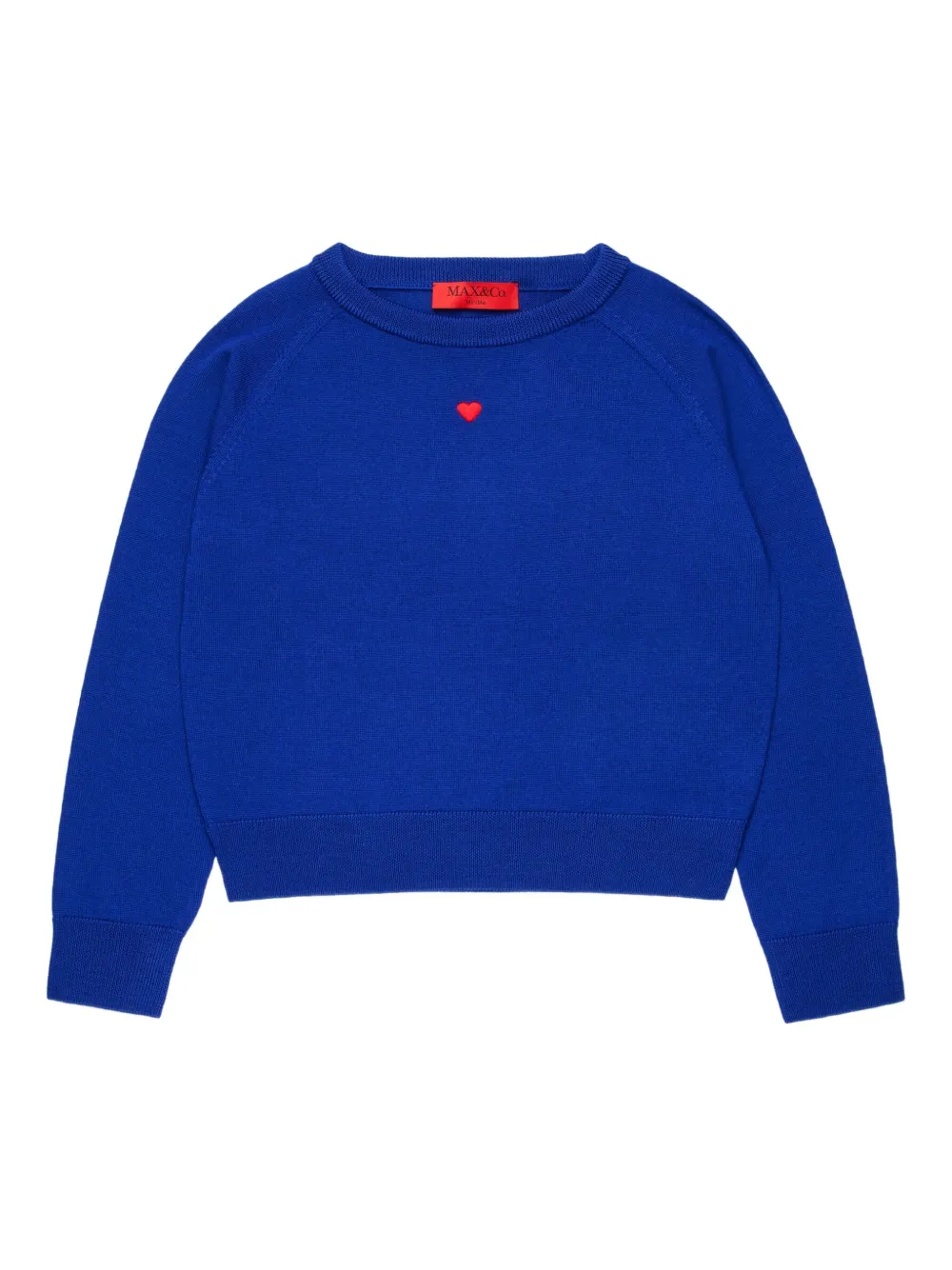 MAX&Co. Kids wool sweatshirt Blauw