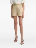 TWINSET ruffled high-waisted shorts - Neutrals