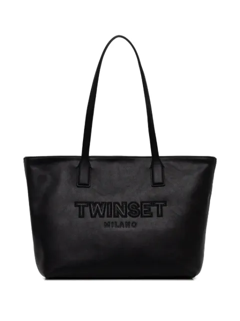 TWINSET sac cabas à logo embossé