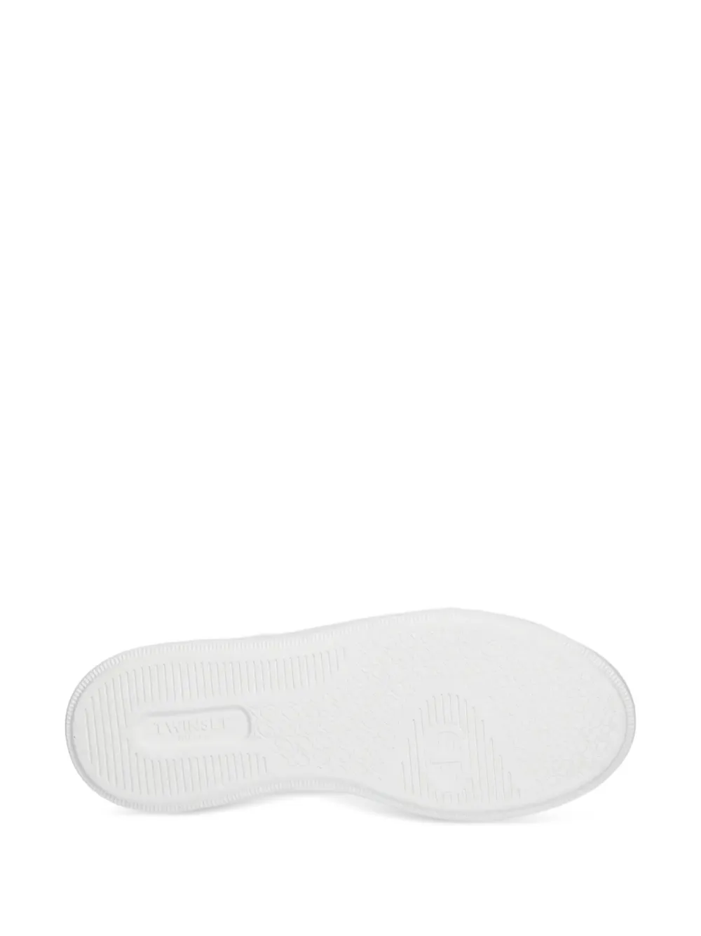 TWINSET contrasting-stripes platform sneakers White