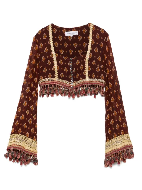 Dolce & Gabbana Pre-Owned Top a fiori anni 2000