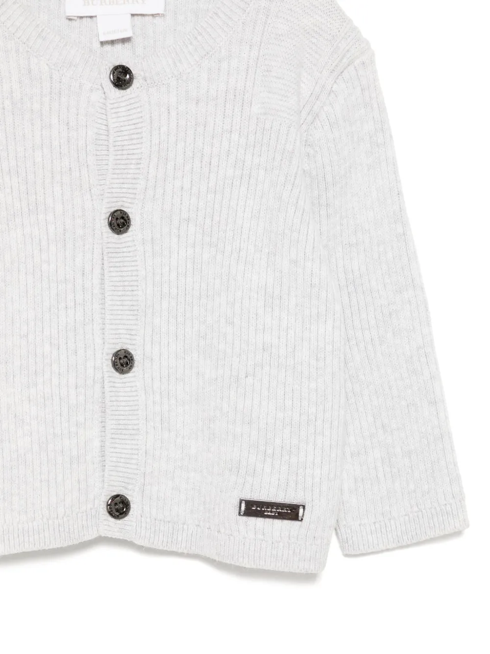 Burberry Kids Top met lange mouwen Grijs