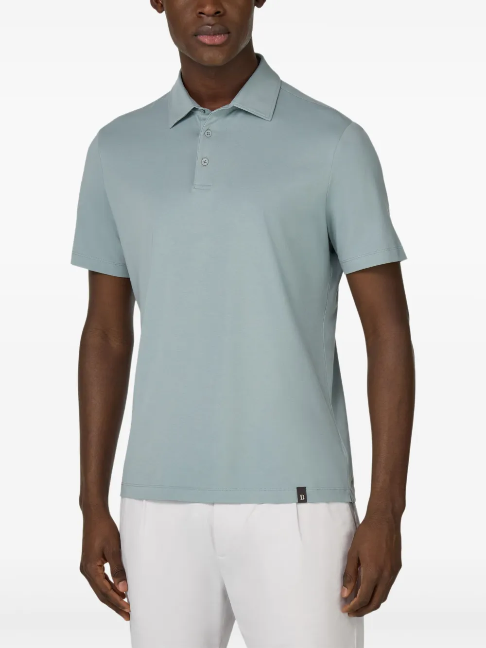 Boggi Milano Jersey poloshirt Groen