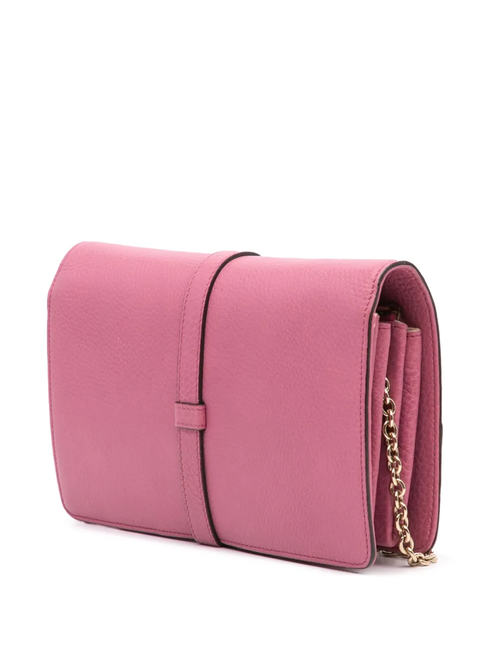 Gucci Pre-Owned 2016-2024 Pebbled Calfskin Piston Broadway Evening Bag shoulder bag | Pre-Owned | Image 2