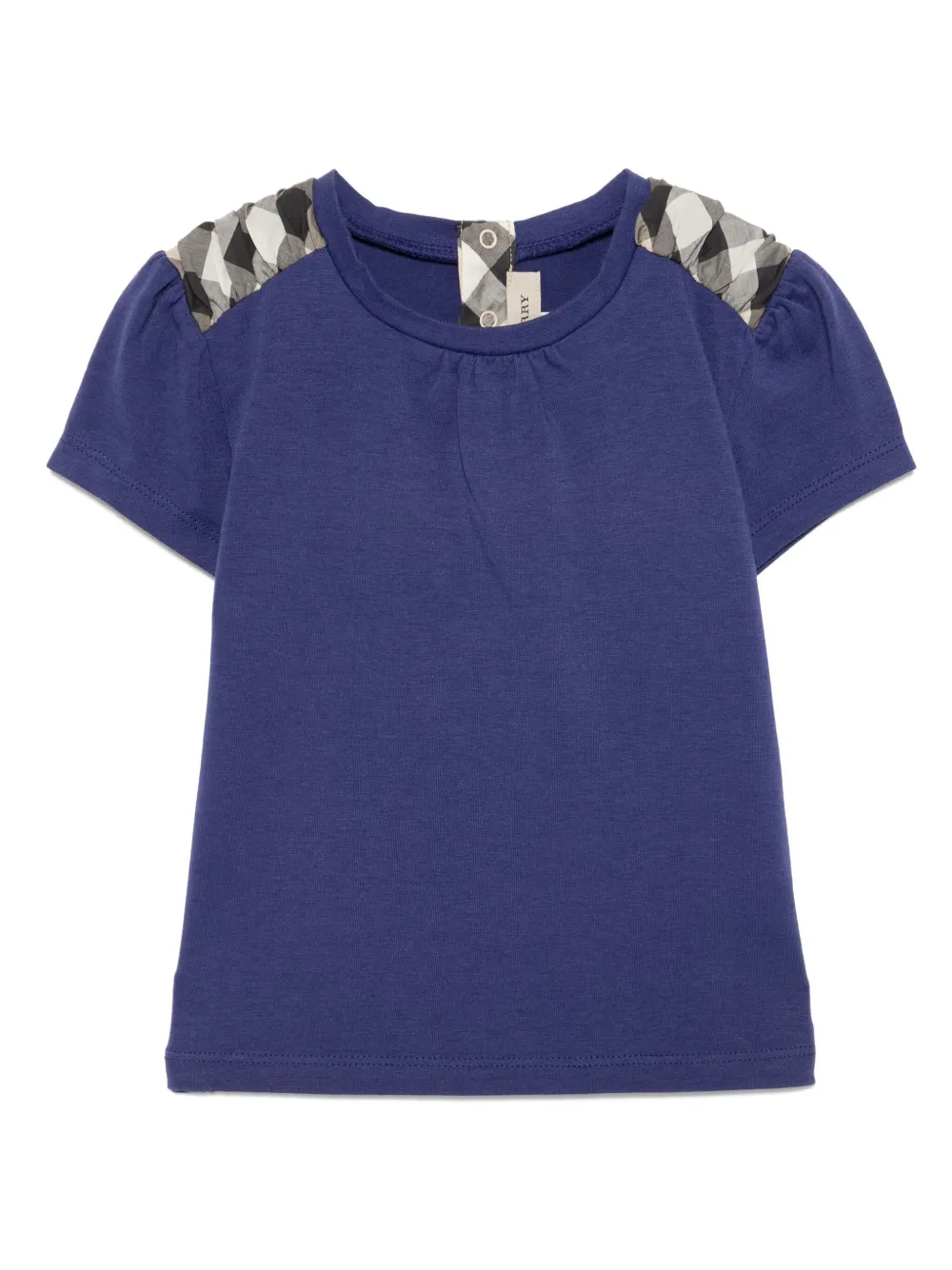 Burberry Kids Top met korte mouwen Blauw