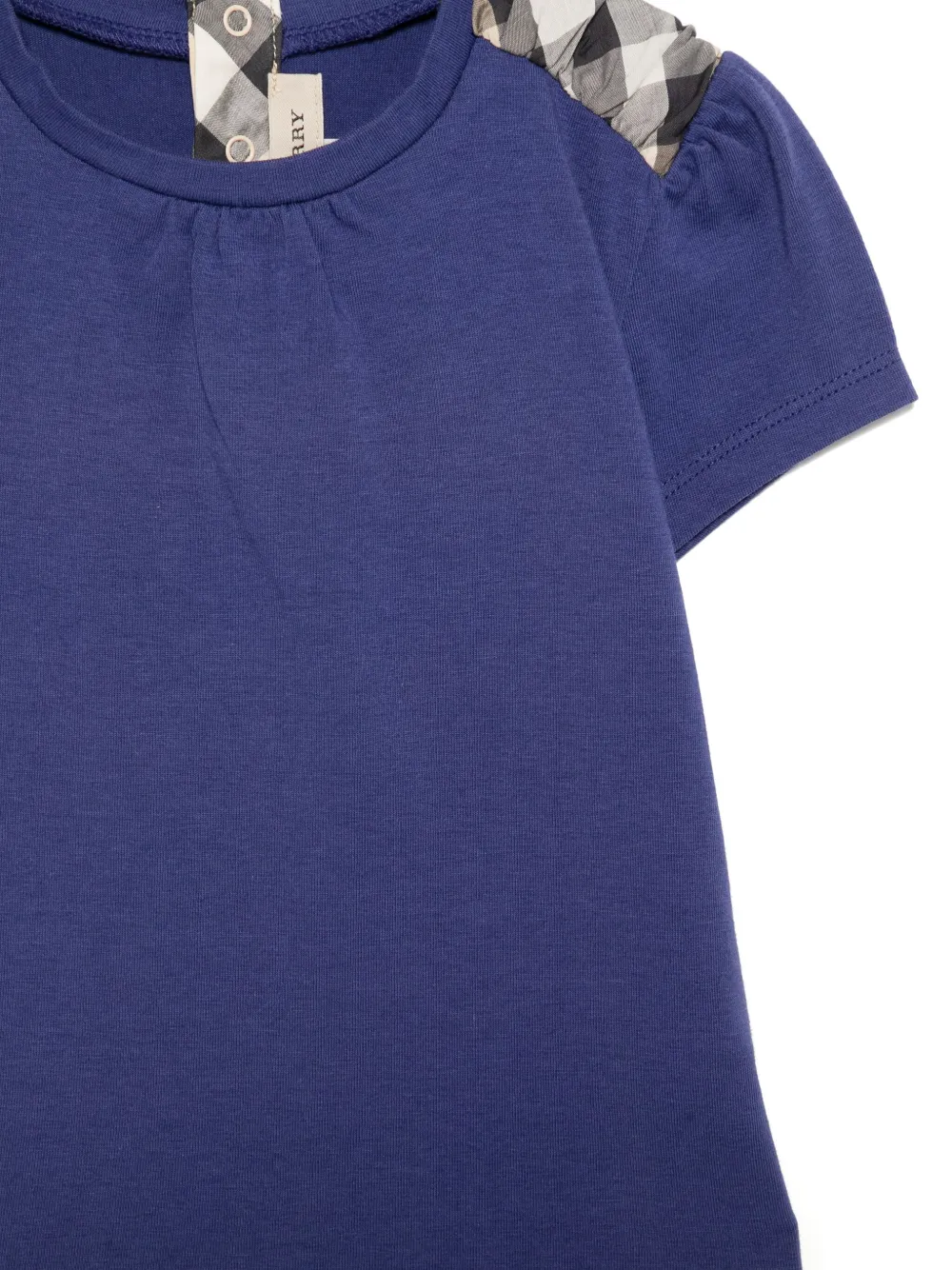 Burberry Kids Top met korte mouwen Blauw