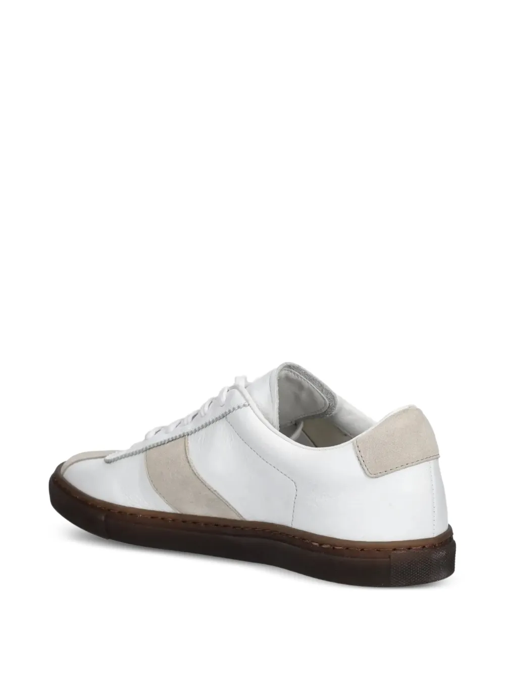 Common Projects Leren sneakers met vlakken Wit