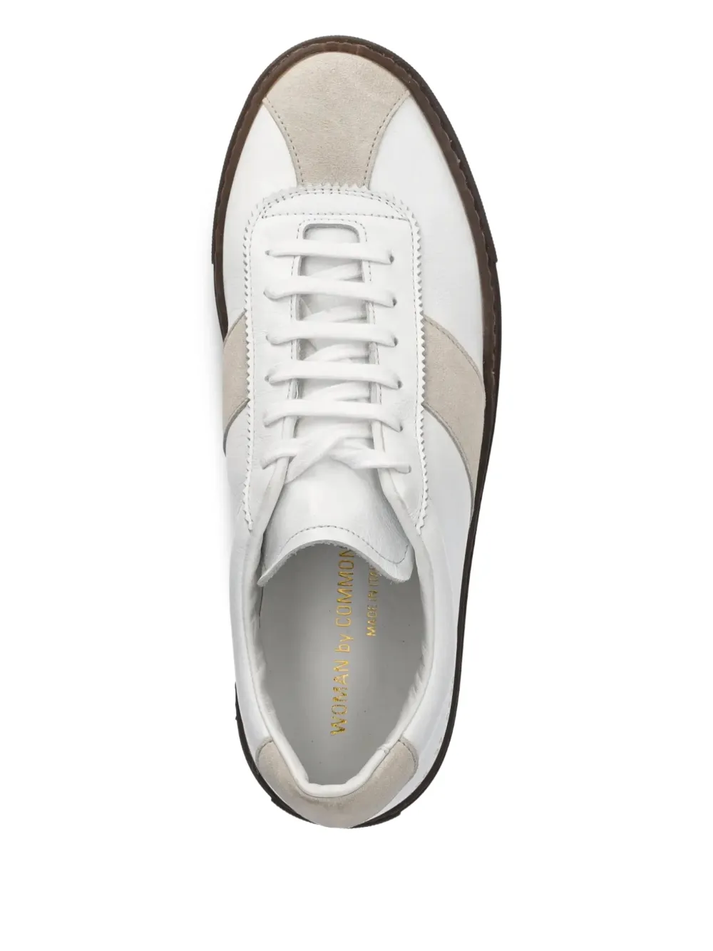 Common Projects Leren sneakers met vlakken Wit