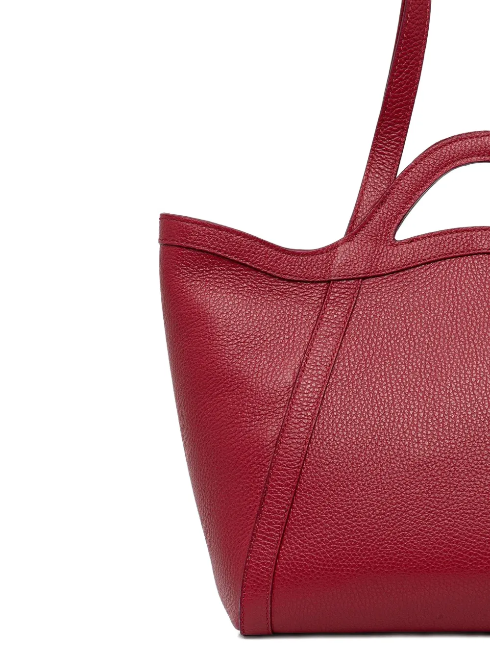 Coccinelle Leren shopper Rood