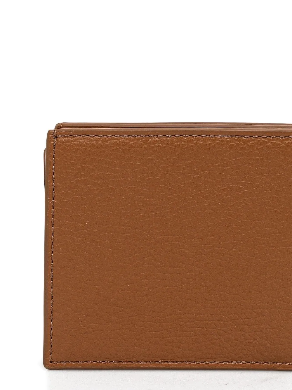 Coccinelle Bi-fold Leather Cardholder In Brown