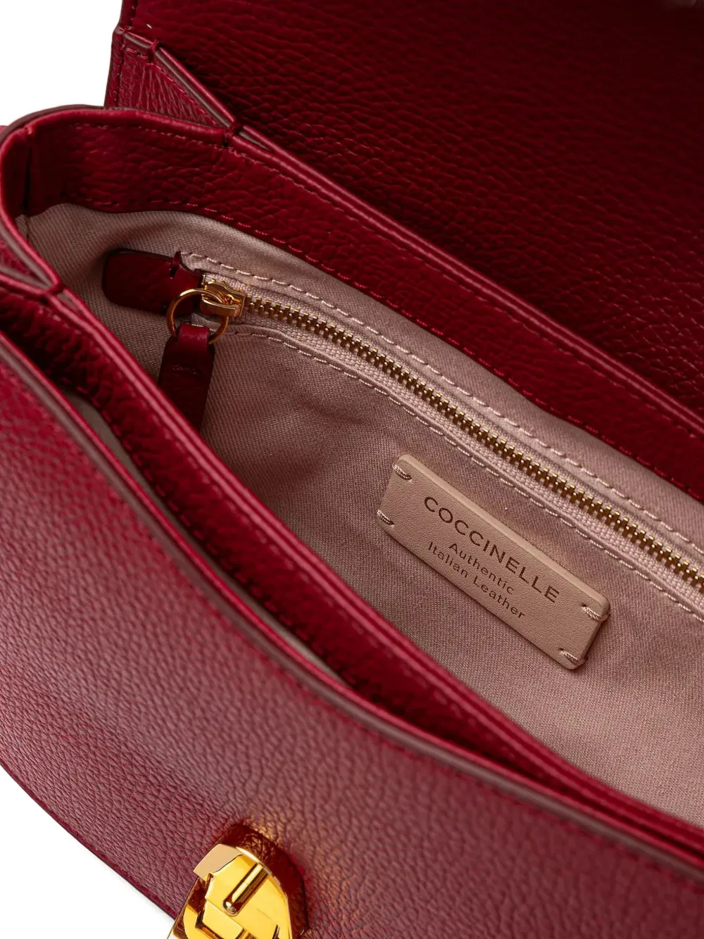 Coccinelle Leren crossbodytas Rood