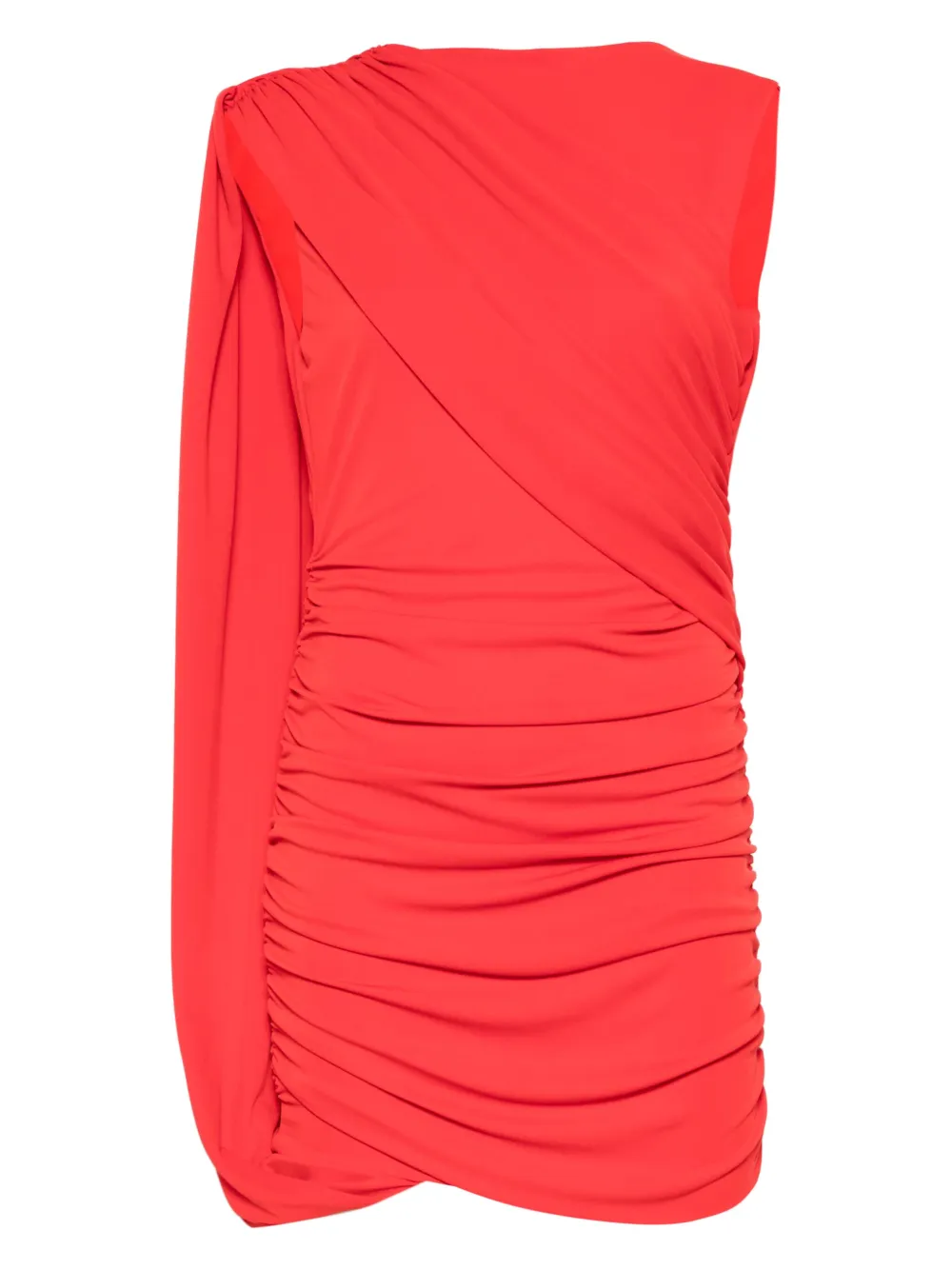 THE ANDAMANE vestido corto con diseño drapeado | rojo | Image 1