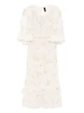 Needle & Thread sequin dandelion gloss ballerina dress - Neutrals