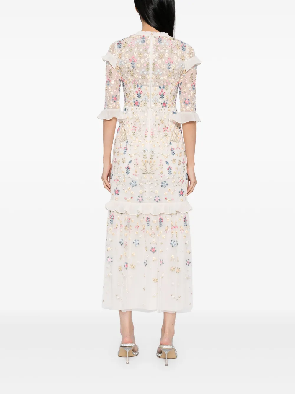 NEEDLE & THREAD FLOWERBED EMBROIDERY GOWN 