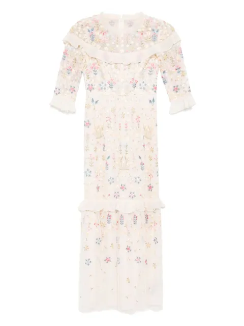 Needle & Thread flowerbed embroidery gown