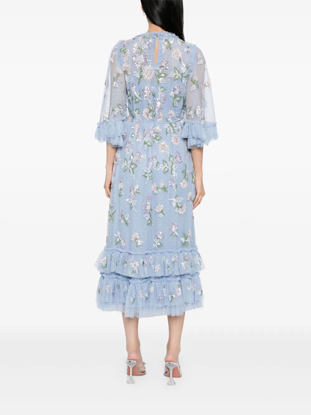 Needle & Thread Jurk met pailletten Blauw