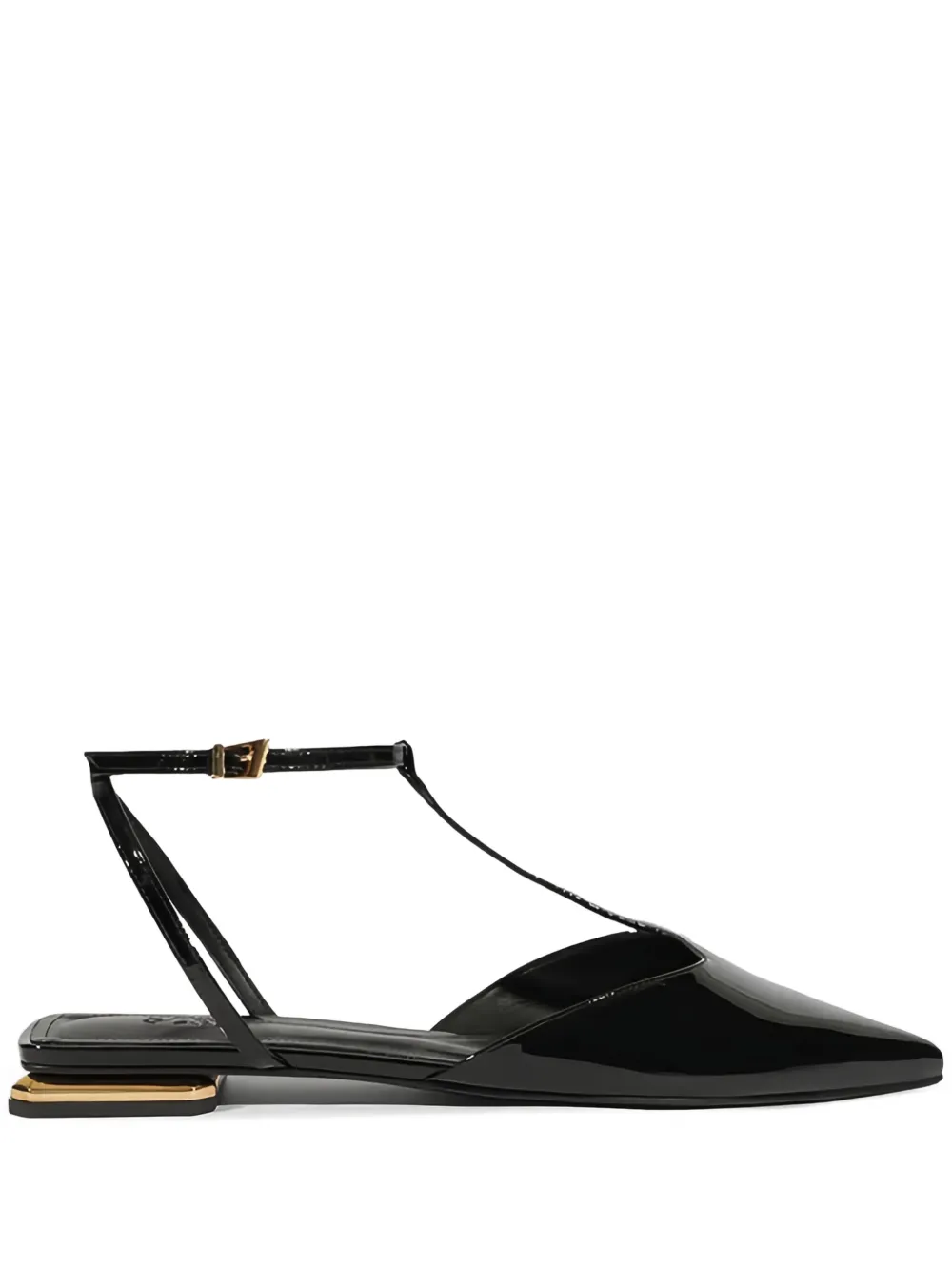 Schutz patent leather slingback pumps Black