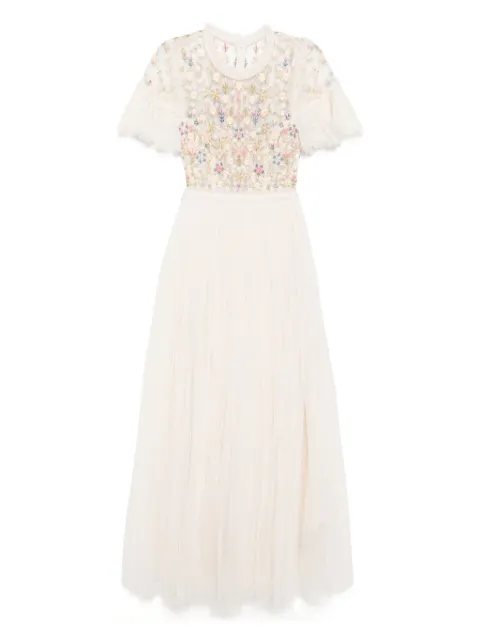 Needle & Thread flowerbed embroidery gown