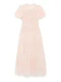 Needle & Thread deco dot gloss gown - Pink