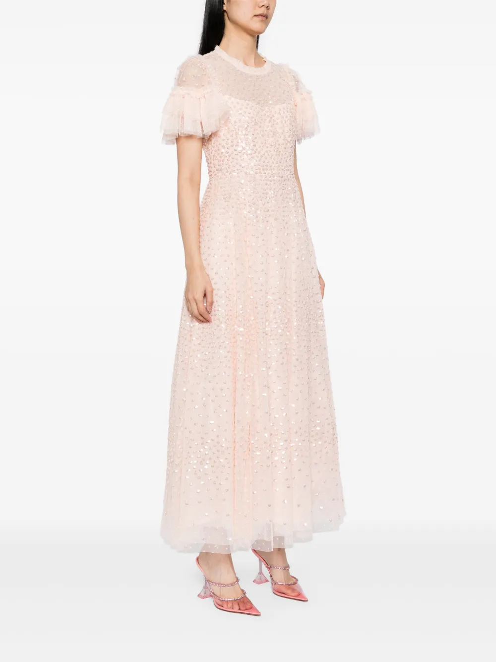 NEEDLE & THREAD DECO DOT GLOSS GOWN