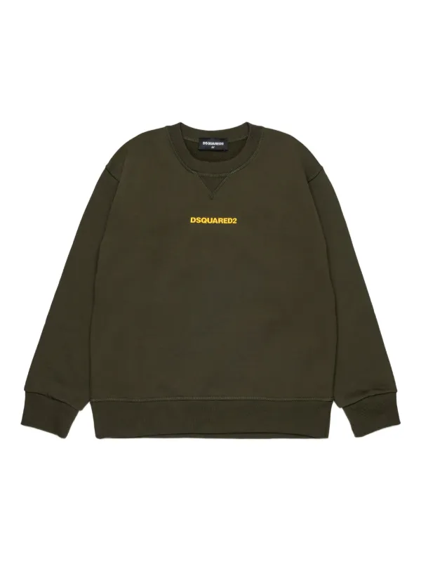 DSQUARED2 KIDS Cotton Sweatshirt Green FARFETCH PH