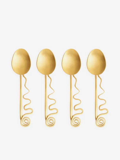 L'Objet Spirale cocktail spoon set (set of four)