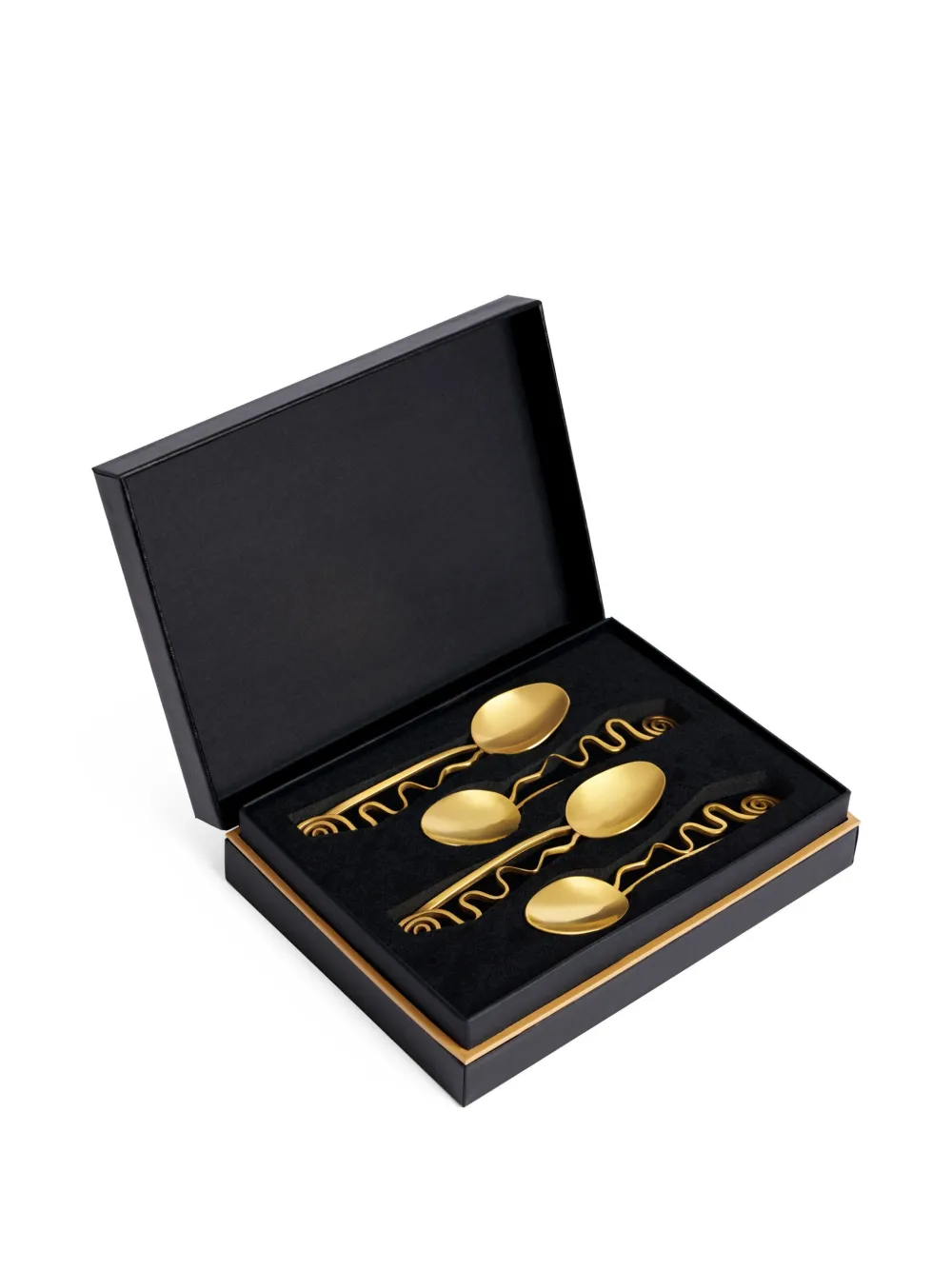 L'objet Spirale Cocktail Spoon Set (set Of Four)