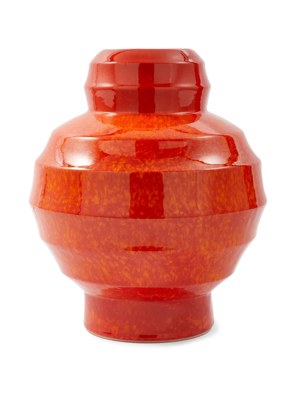 POLSPOTTEN vase Sumo en céramique | orange | Image 1