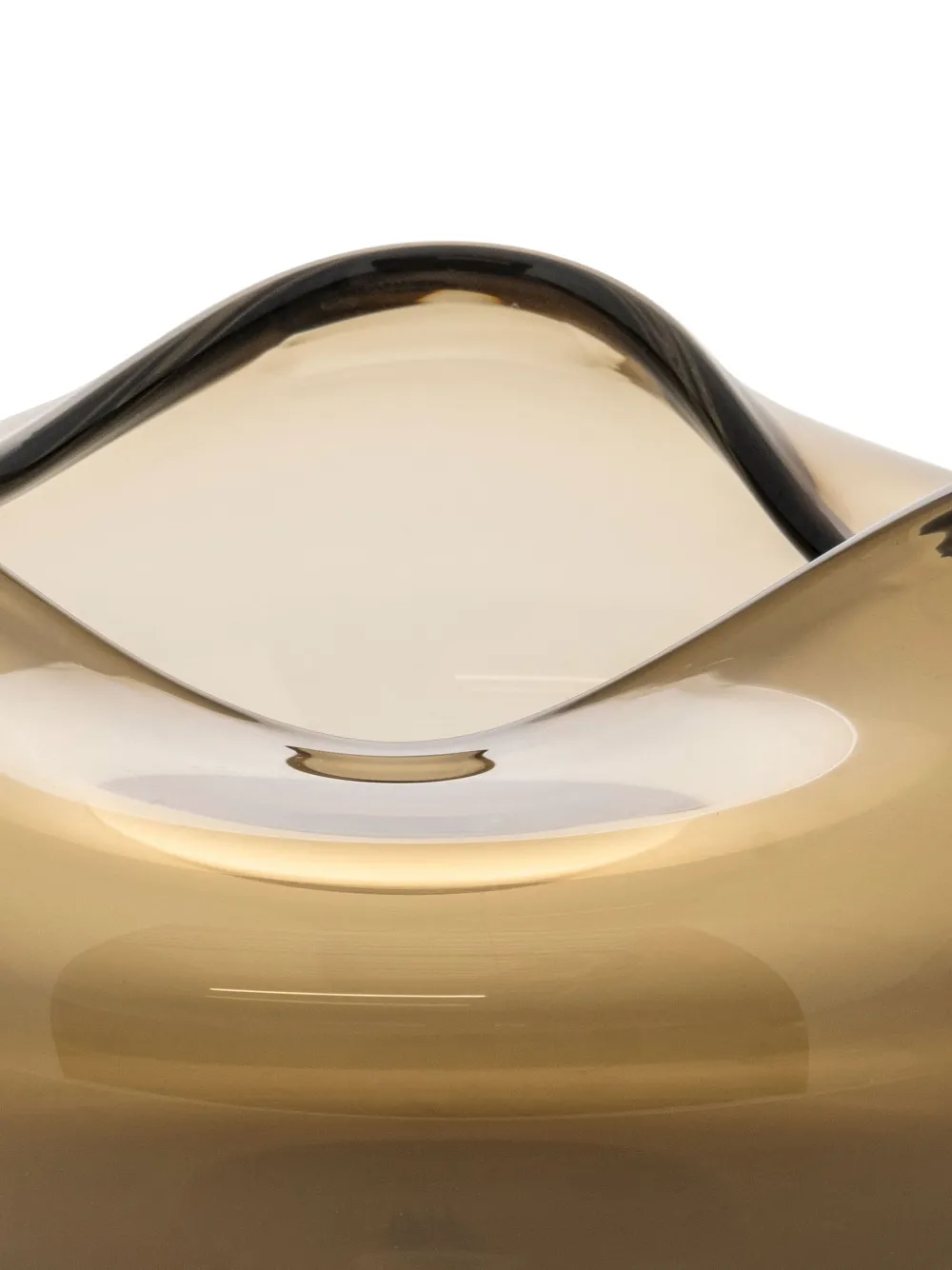 Gardeco Scultpurale glazen kom - Beige