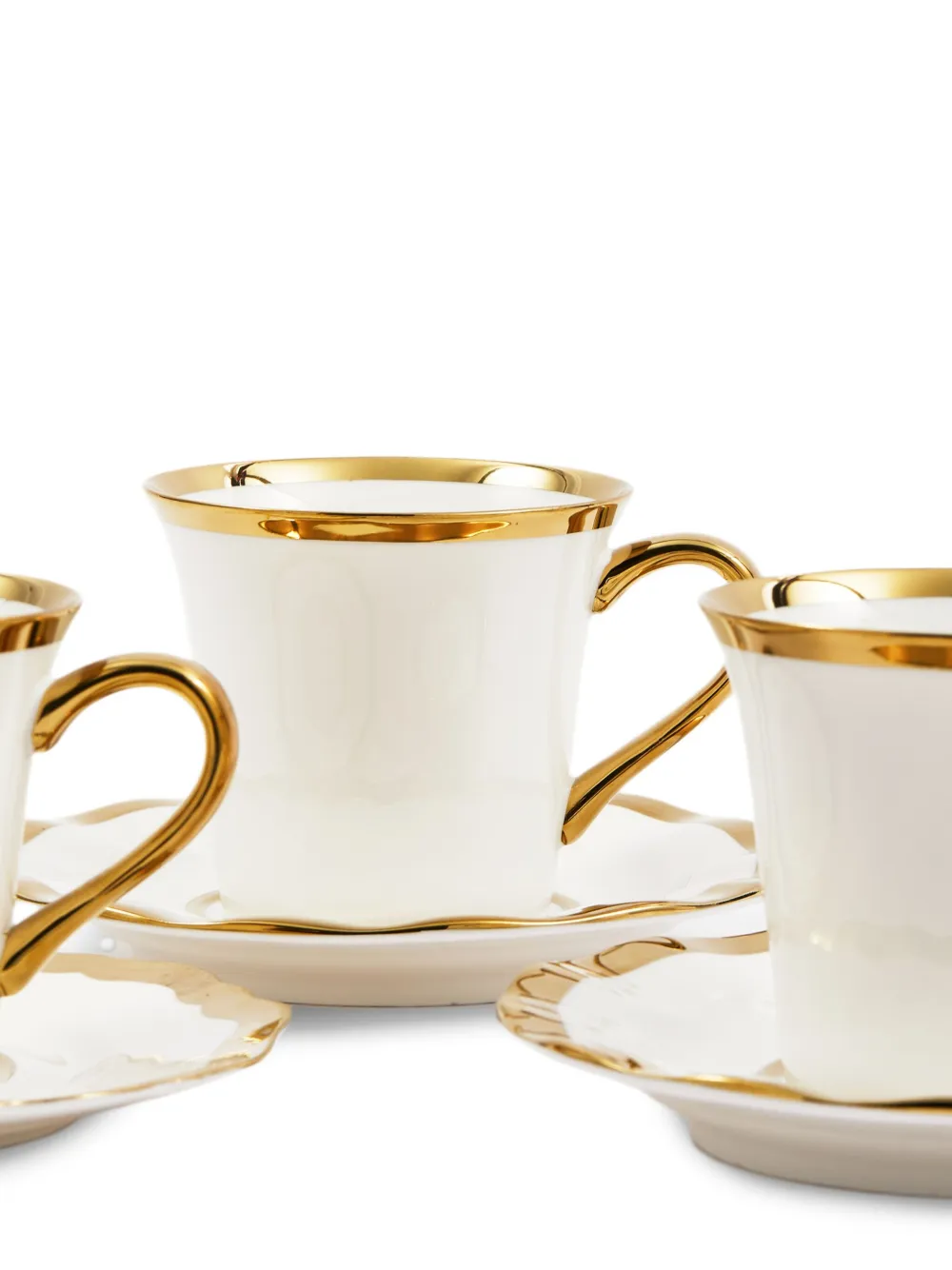 POLSPOTTEN Golden Finds coffee cups and saucers (set of four) | Tableware | Image 2