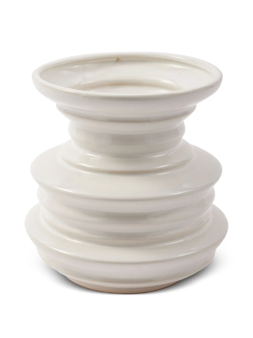 POLSPOTTEN Stacked Plates ceramic vase | Vases | Image 2