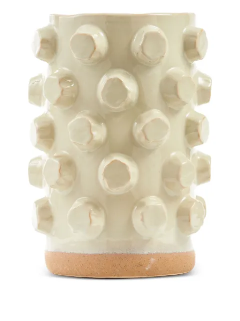POLSPOTTEN Structure textured ceramic vase