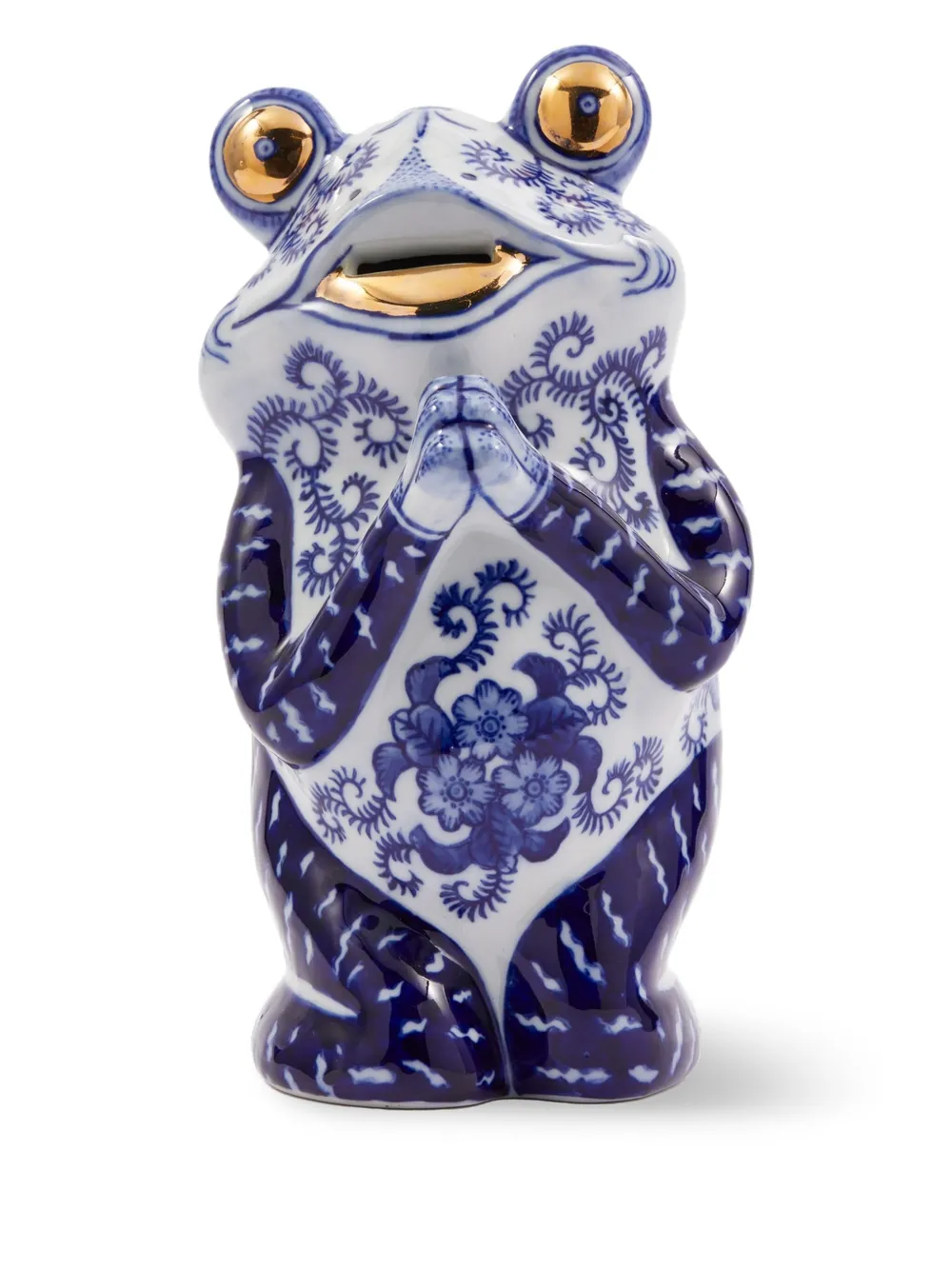 POLSPOTTEN Frog figurine | Blue | Image 1